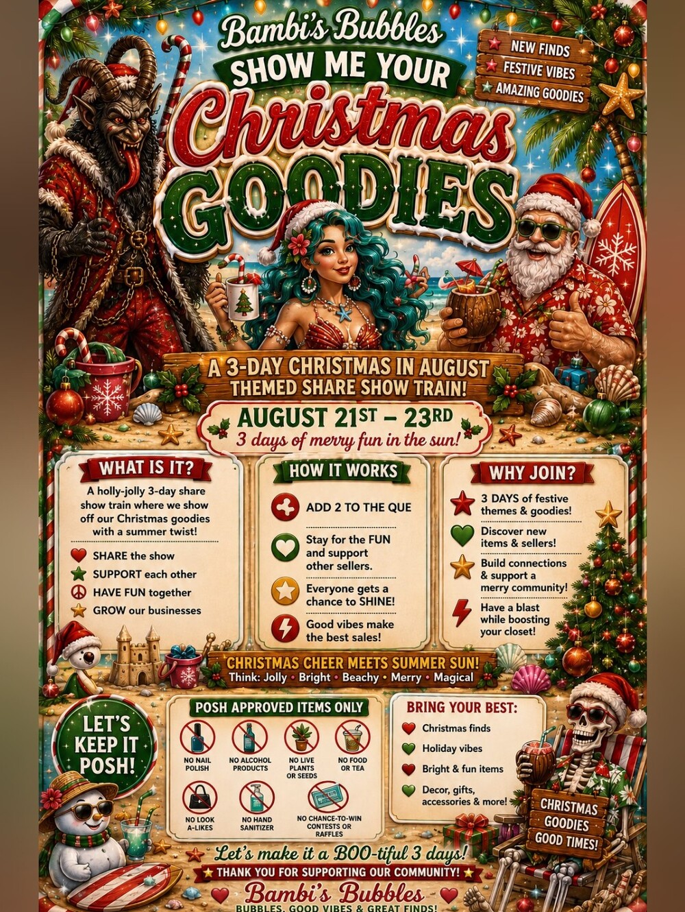Show Me Your Christmas Goodies 3 Day Share Show Train August 21,22,23 - Picture 8 of 13